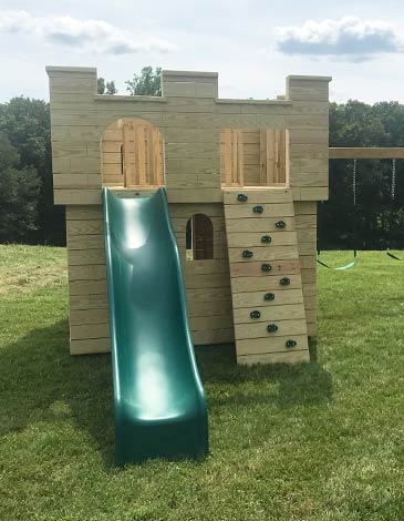 Play Set With a Slide